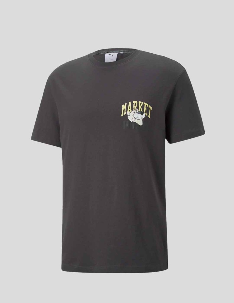 Camiseta PUMA x market relaxed tee phantom black