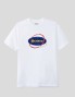T-shirt BUTTER GOODS geo tee bianco