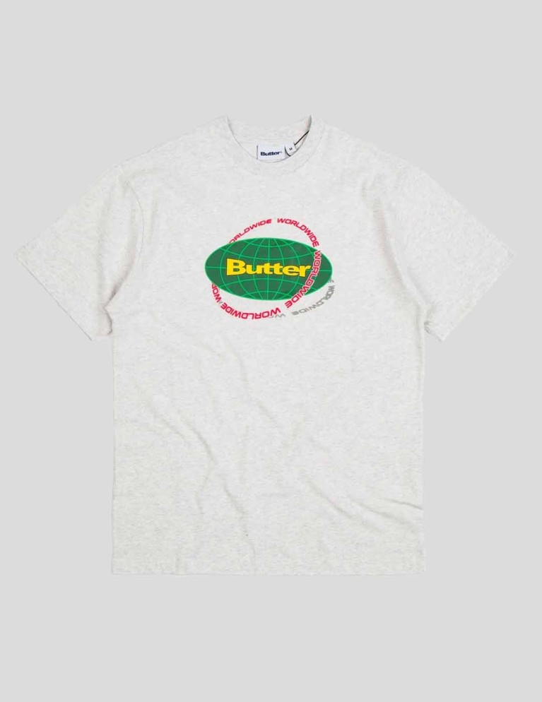 Camiseta BUTTER GOODS geo tee ash grey