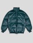 Caçador GRIMEY westbound leather reversível puffer green