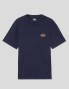 T-shirt DICK icona lavato tee nave blu