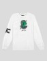 T-shirt GRIMEY iam ls tee white