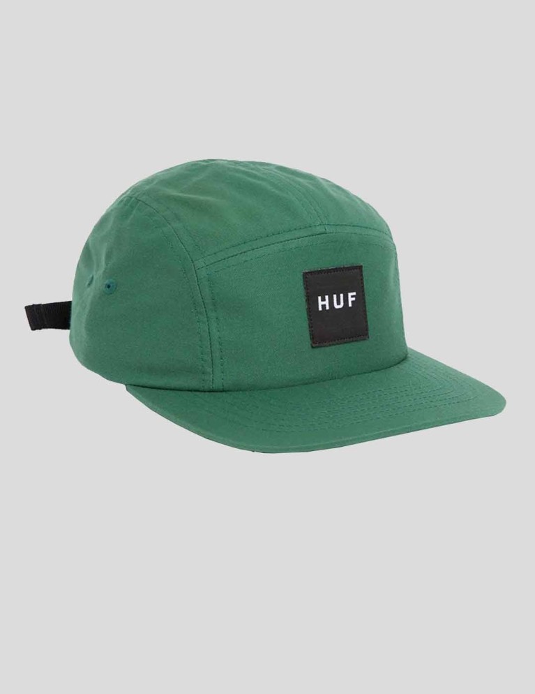 Gorra HUF essentials box logo volley forest green