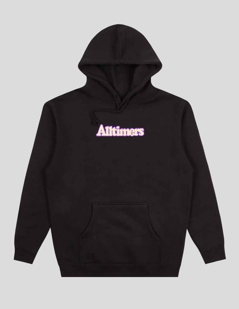 Sudadera ALLTIMERS broadway embroidered hoodie black