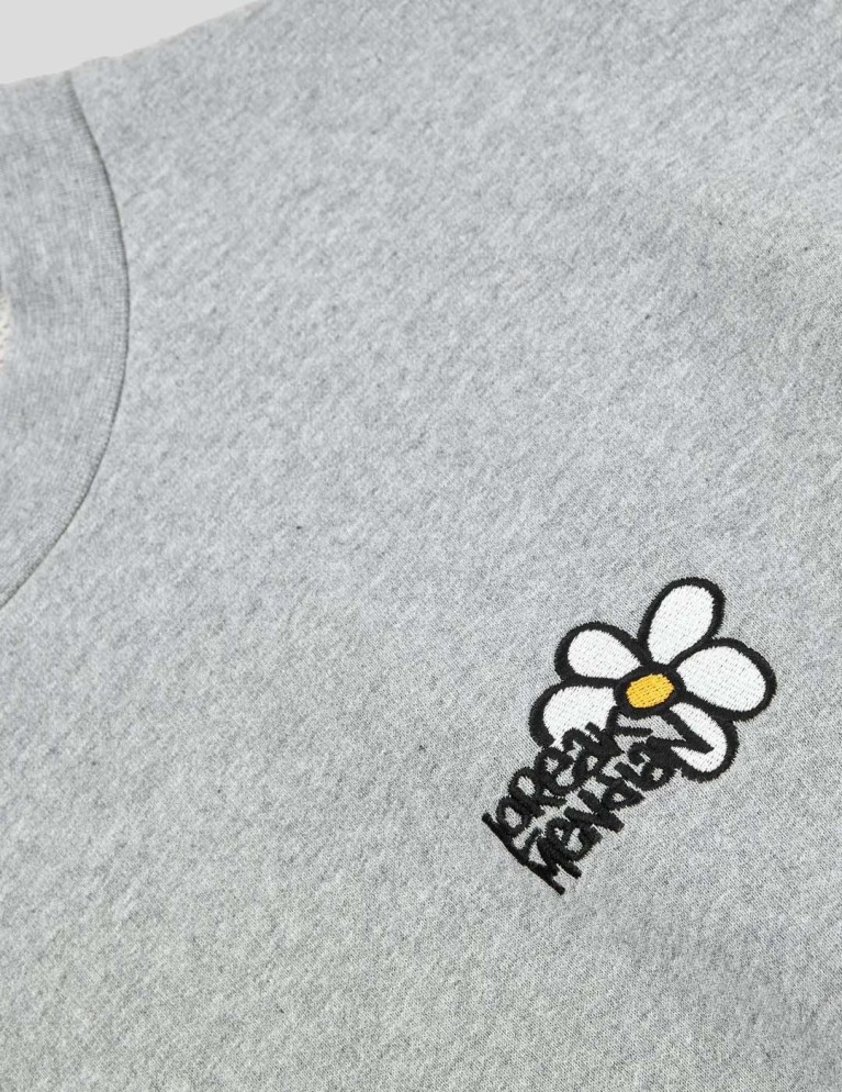 Sudadera LOREAK MENDIAN margarita crew heather grey