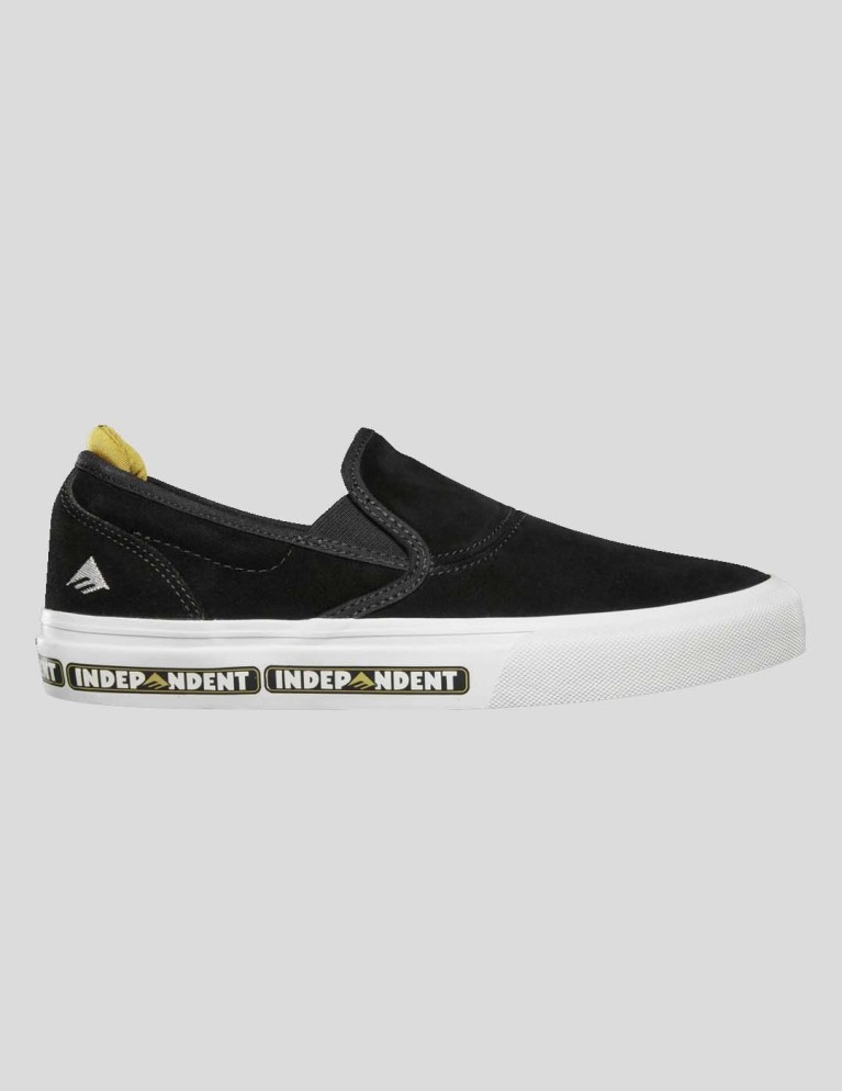 Zapatillas EMERICA x independent wino g6 slip-on black