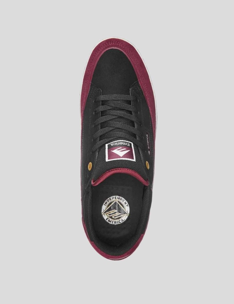 Zapatillas EMERICA x independent gamma black/red