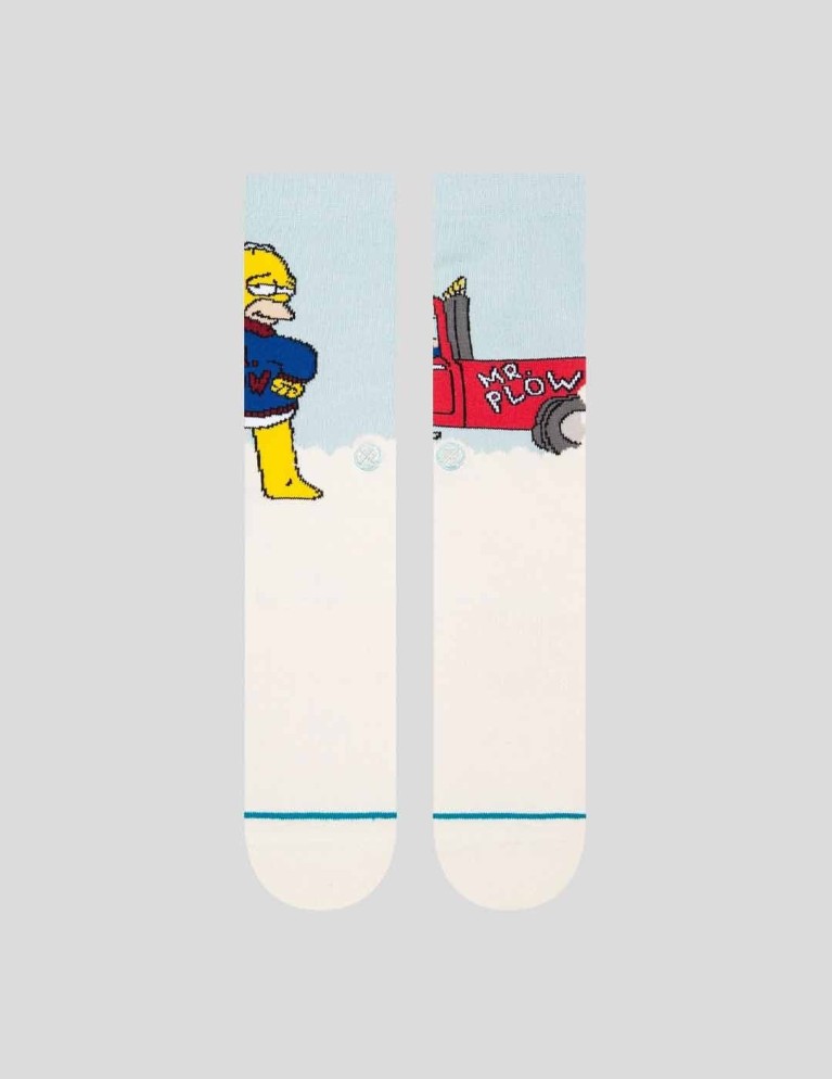 Calcetines STANCE mr plow socks white/blue-red