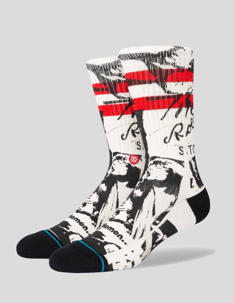 Calcetines STANCE x rolling stones ladies and gentlemen socks blk
