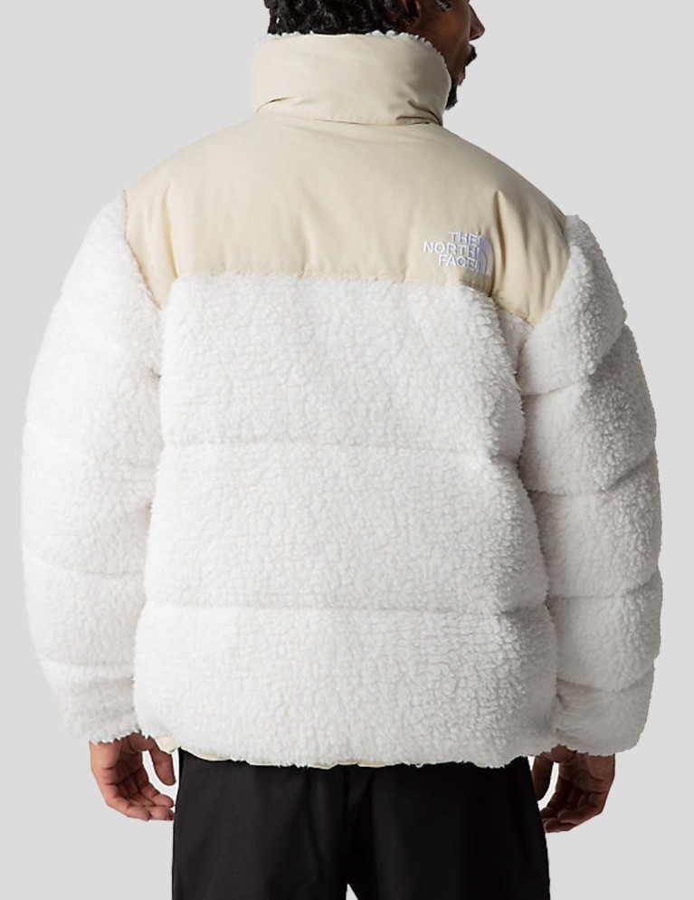 Cazadora THE NORTH FACE 1996 retro nuptse high pile jacket  white/gravel