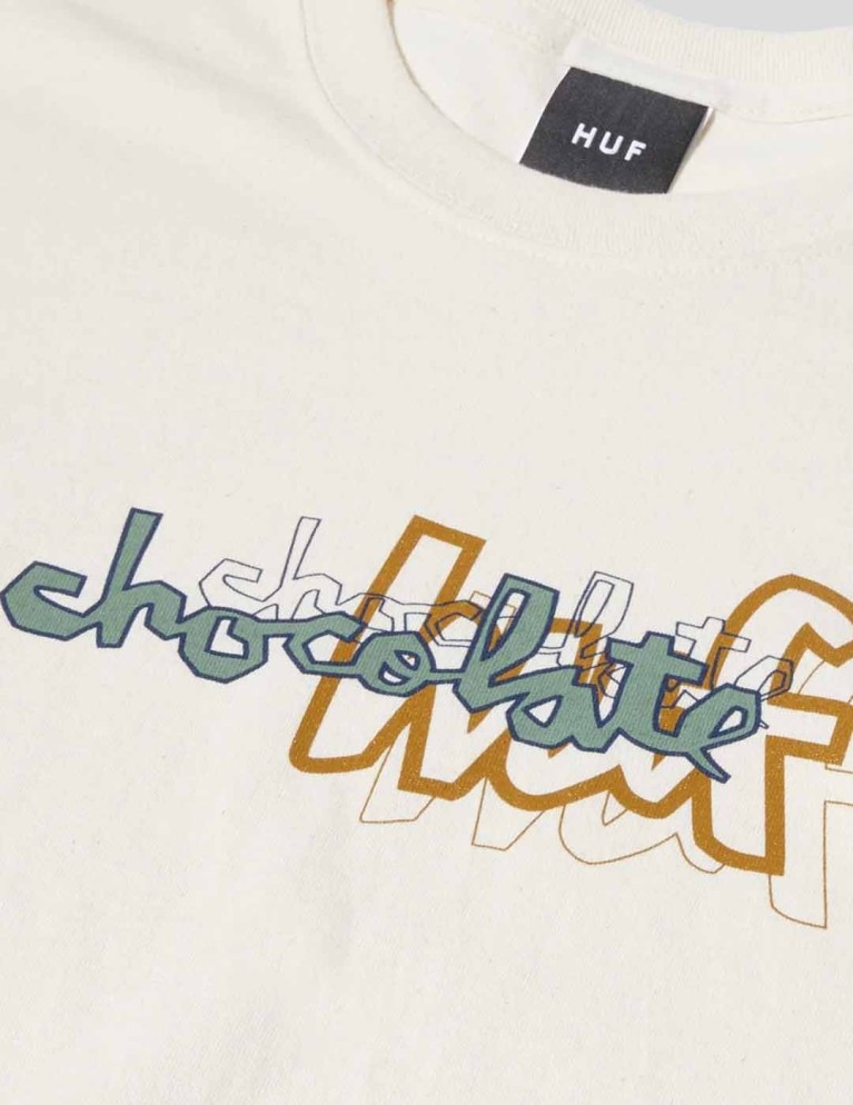 Camiseta HUF x crailtap carson tee natural