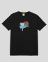 HUF porta di percezione tee nero