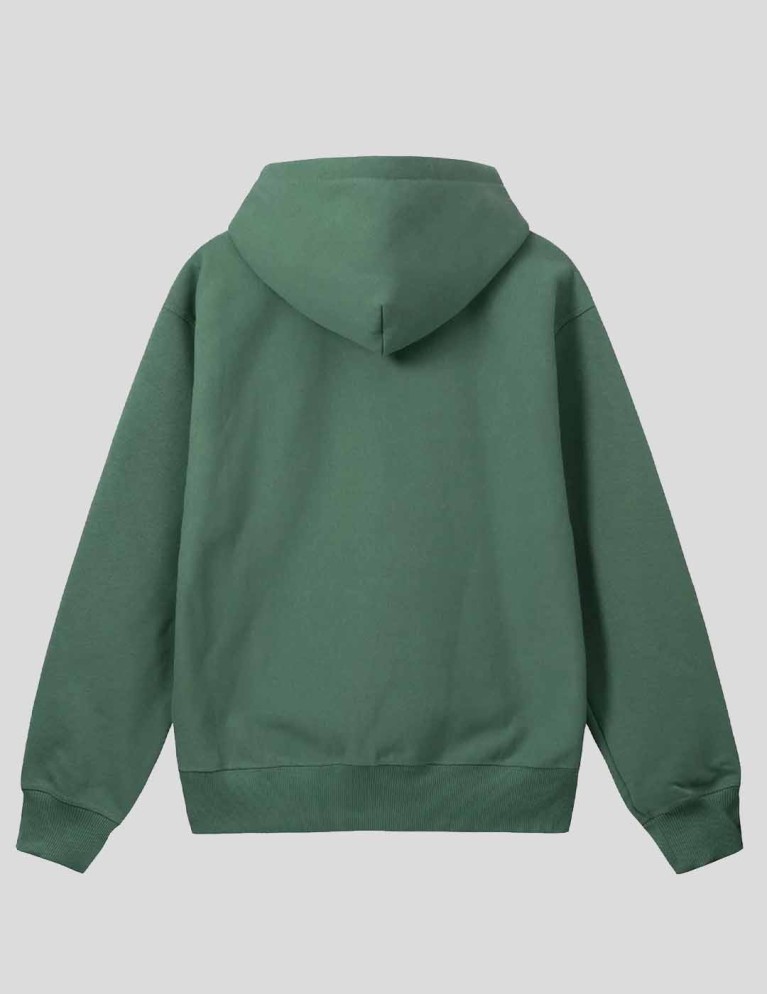 Sudadera STUSSY rat hood green