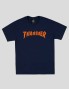 T-shirt THRASHER burn it down tee navy
