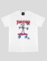 T-shirt THRASHER kid cover tee white