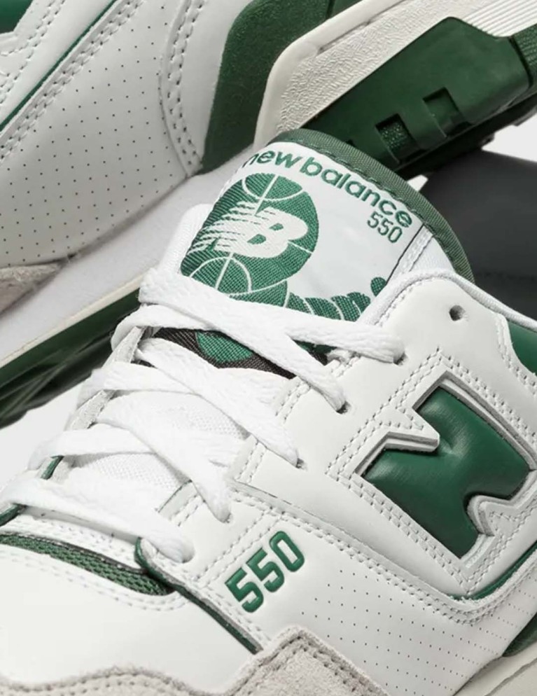 Zapatillas NEW BALANCE 550  white/green
