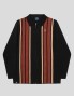 T-shirt HÉLAS ao knitted polo black