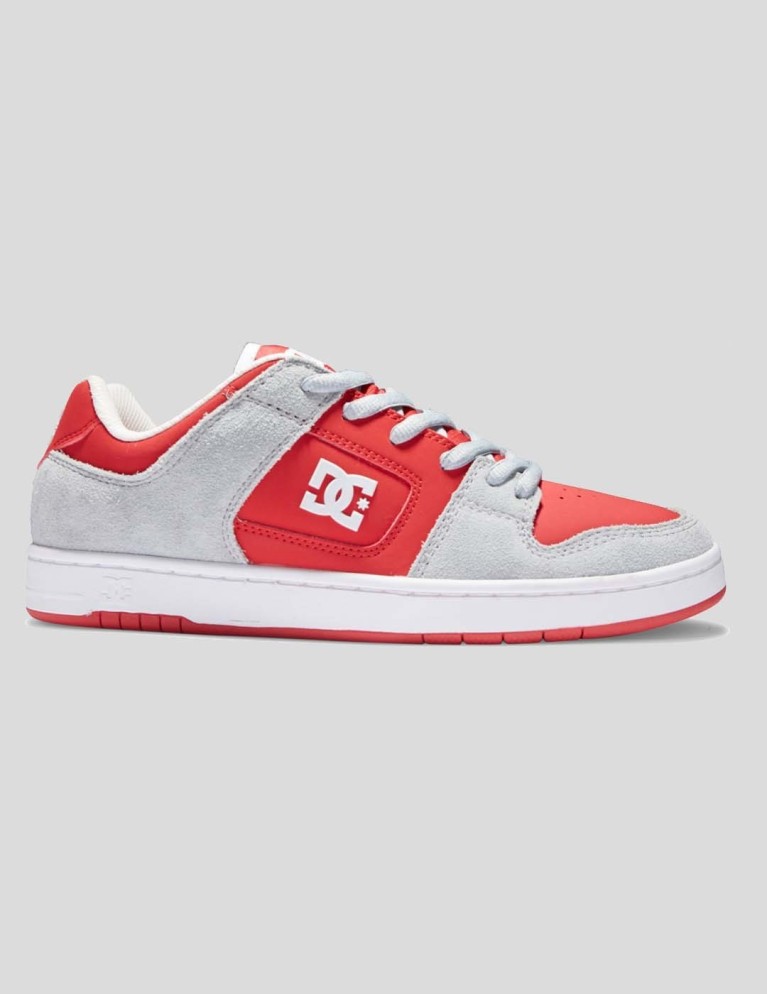 Zapatillas skate DC manteca red/grey