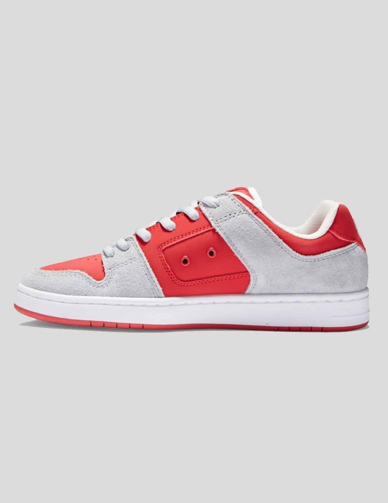 Zapatillas skate DC manteca red/grey