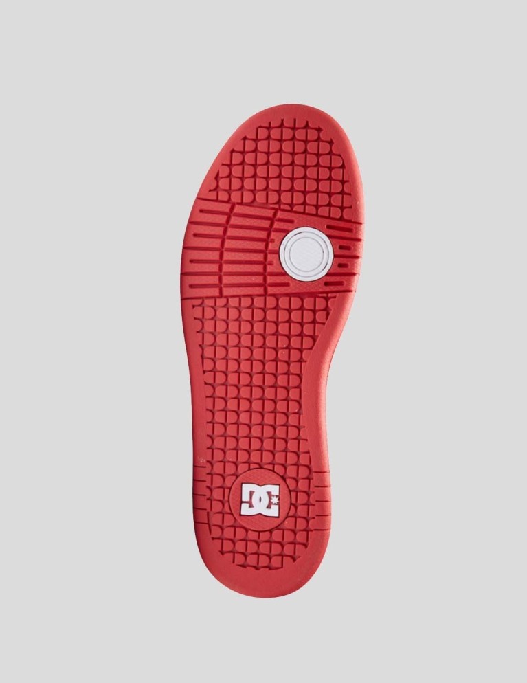 Zapatillas skate DC manteca red/grey