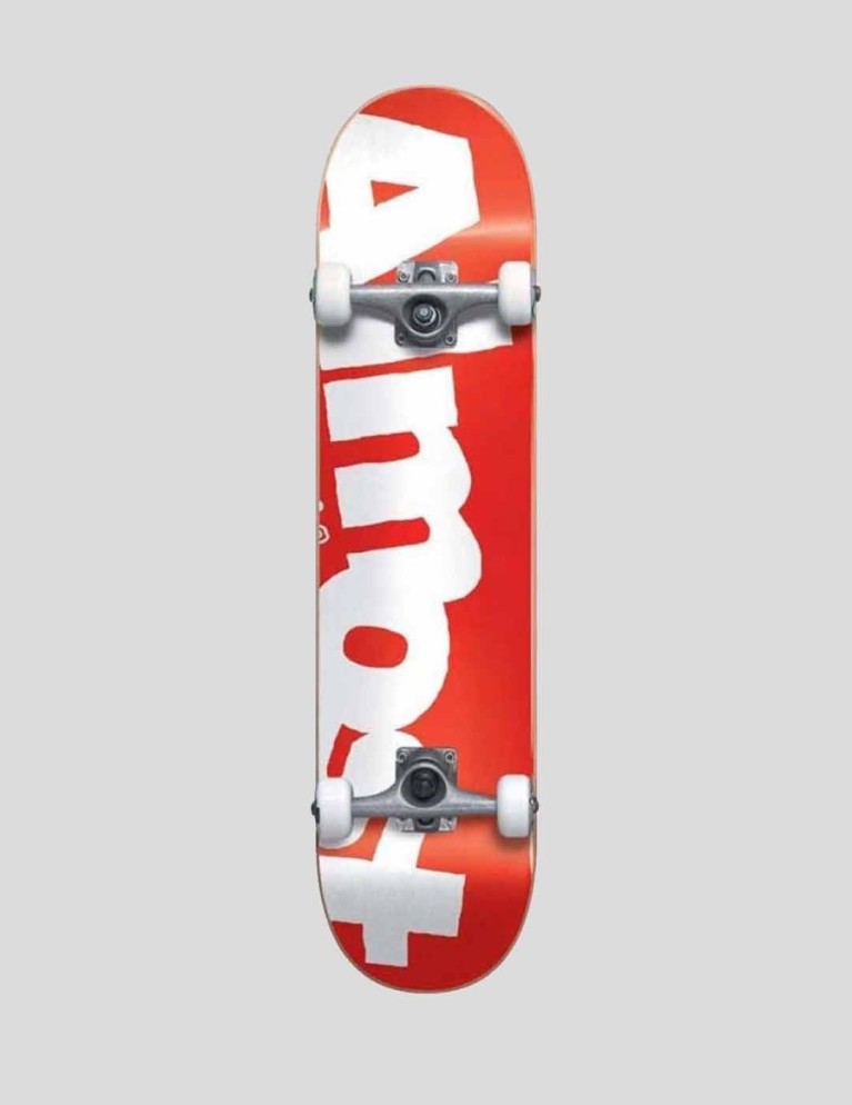 Skate completo ALMOST side pipe fp complete 8.125" red