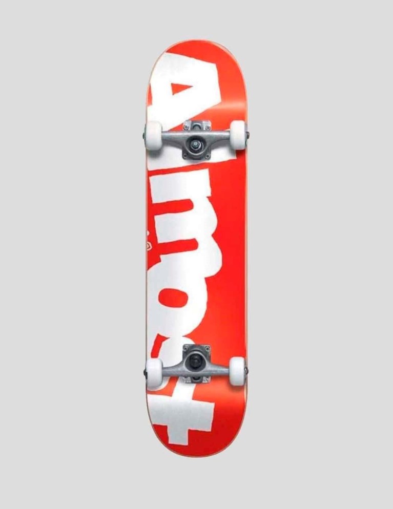 Skate completo ALMOST side pipe fp complete 8.125" red
