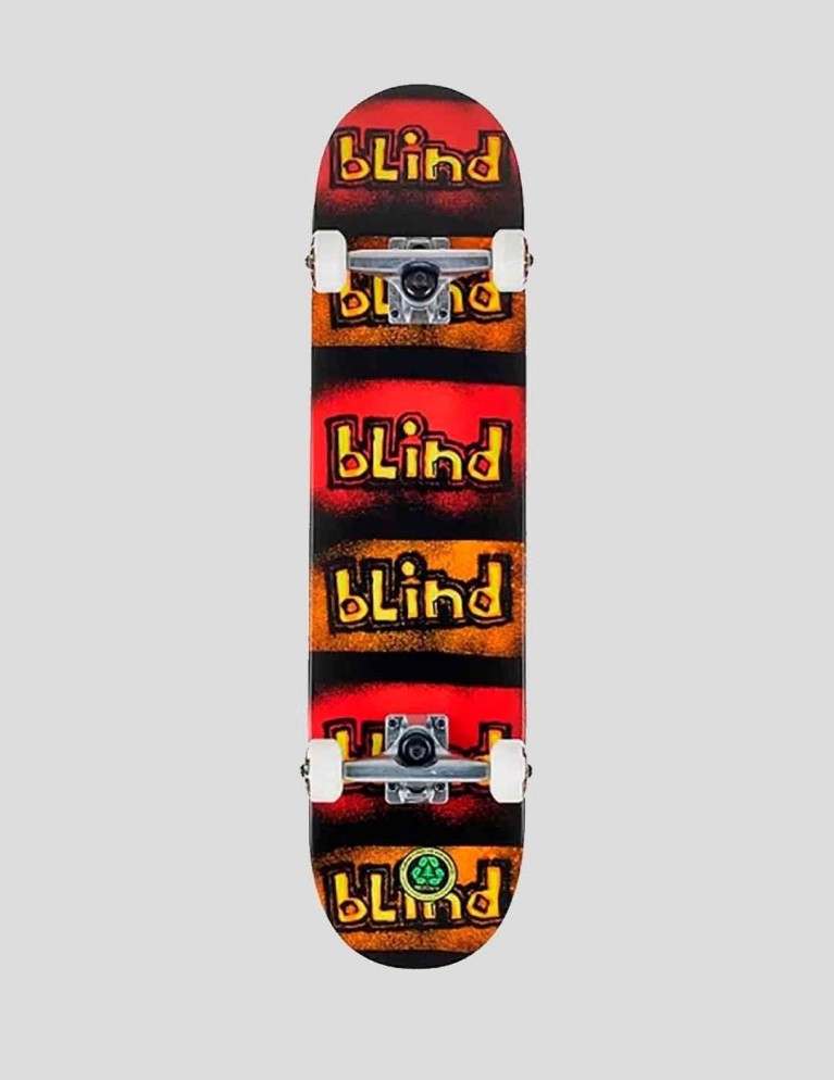 Skate completo BLIND reflectiv soft wheels fp complete 7.5" yellow/red/black