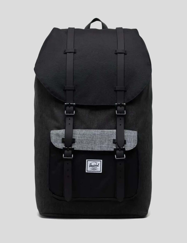 Mochila HERSCHEL little america backpack black crosshatch/raven crosshatch