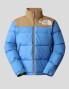 Caçadora THE NORTH FACE nuptse low-fi hi-tek ´92 super sonic blue-utility brown