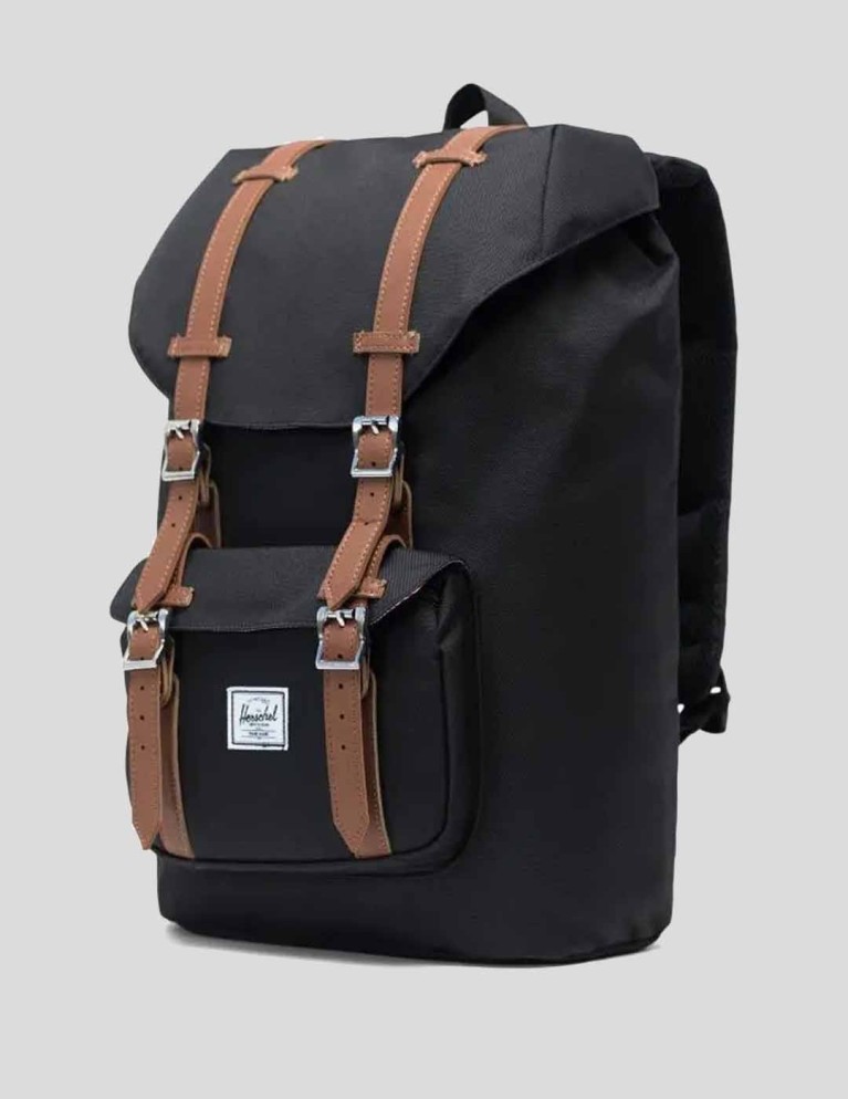 Mochila HERSCHEL little america mid backpack black