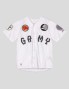 T-shirt GRIMEY the clout mesh baseball hisey white