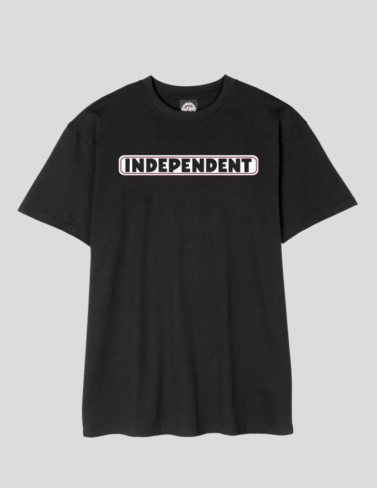 Camiseta INDEPENDENT bar logo tee black