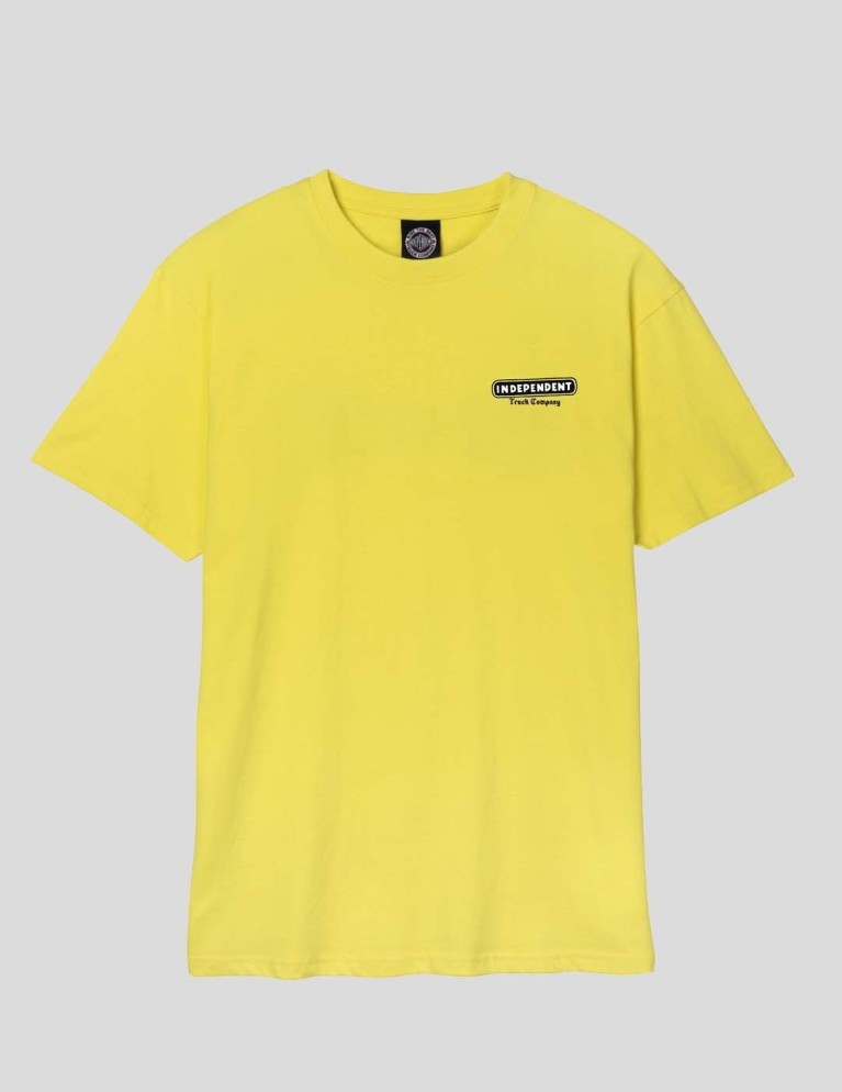 Camiseta INDEPENDENT gfl truck co tee yellow