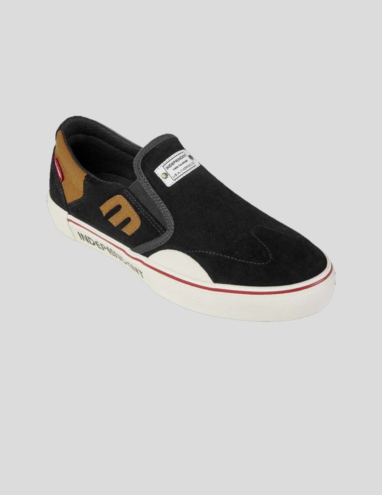 Colaboraciones ETNIES x independent marana slip black/brown