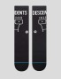 Calcetines STANCE descendents crew socks washed black