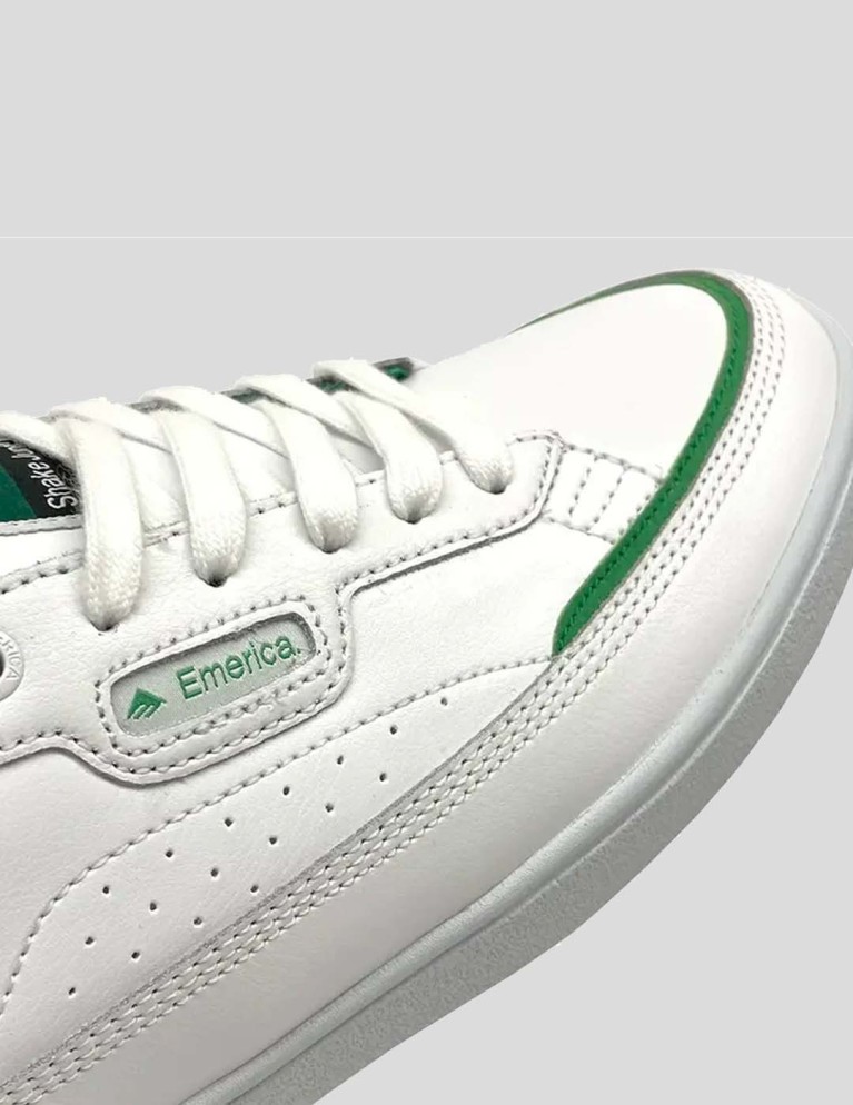 Zapatillas skate EMERICA x shake junt gamma white/green