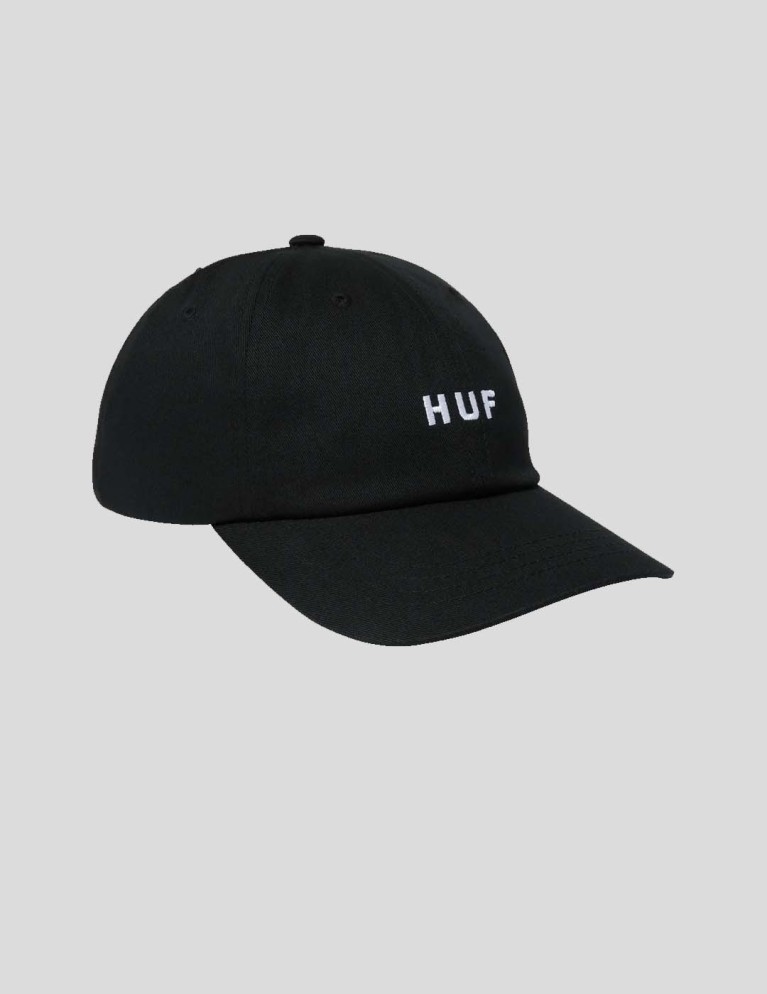 Gorra HUF set og cv 6 panel hat black