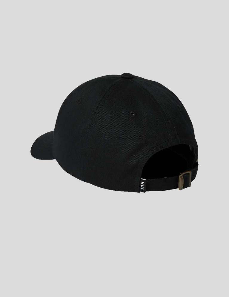 Gorra HUF set og cv 6 panel hat black