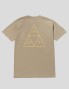 HUF T-shirt set triplo triangolo s / s tee argilla