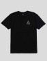 HUF T-shirt set triple triangolo s / s tee nero