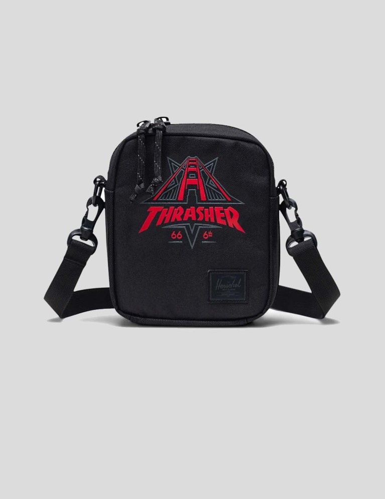 Riñonera HERSCHEL x thrasher crossbody black
