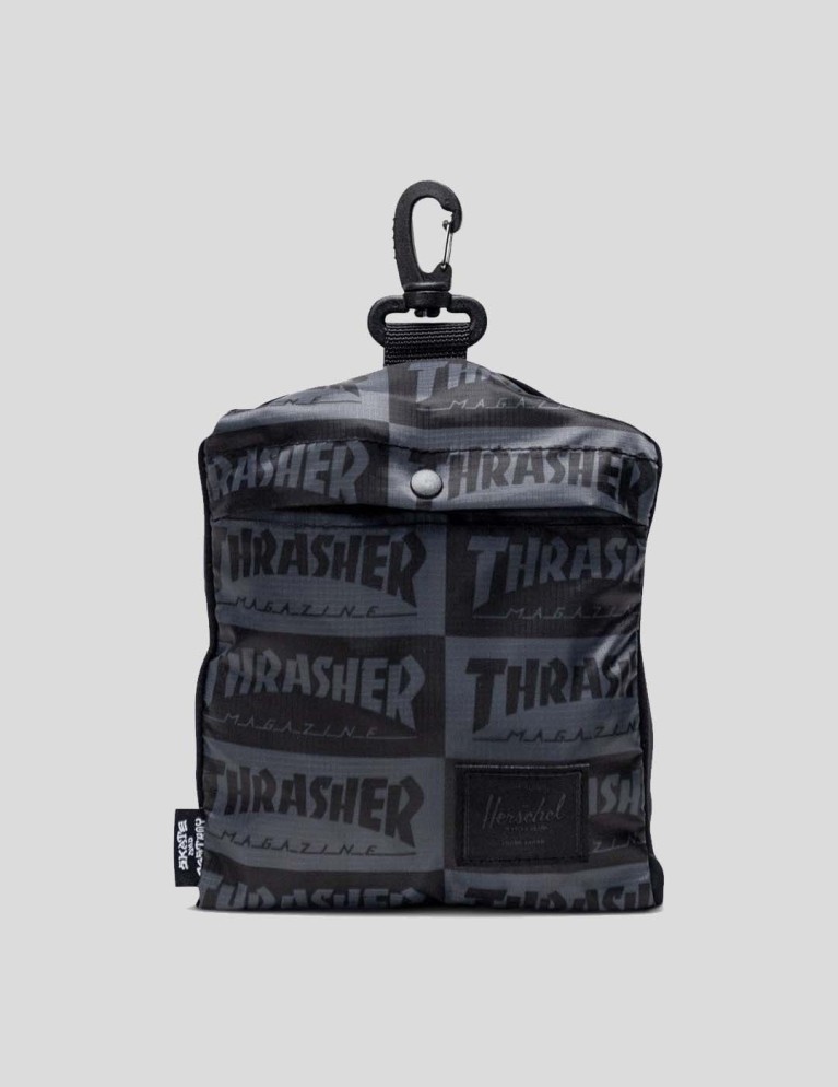 Mochila HERSCHEL x thrasher packable daypack black/grey