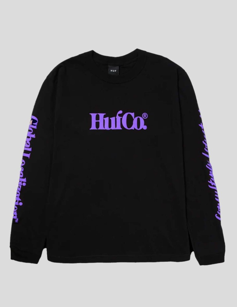 Camiseta HUF huf co l/s tee black