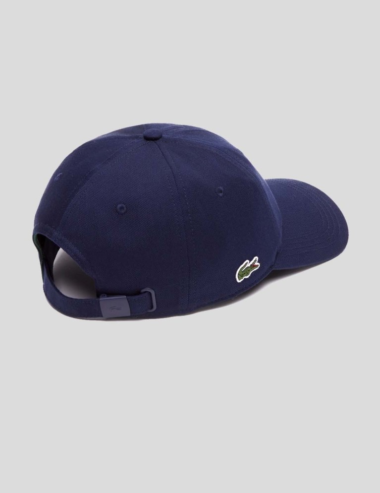 Gorra LACOSTE gorra algodón ecológico marine