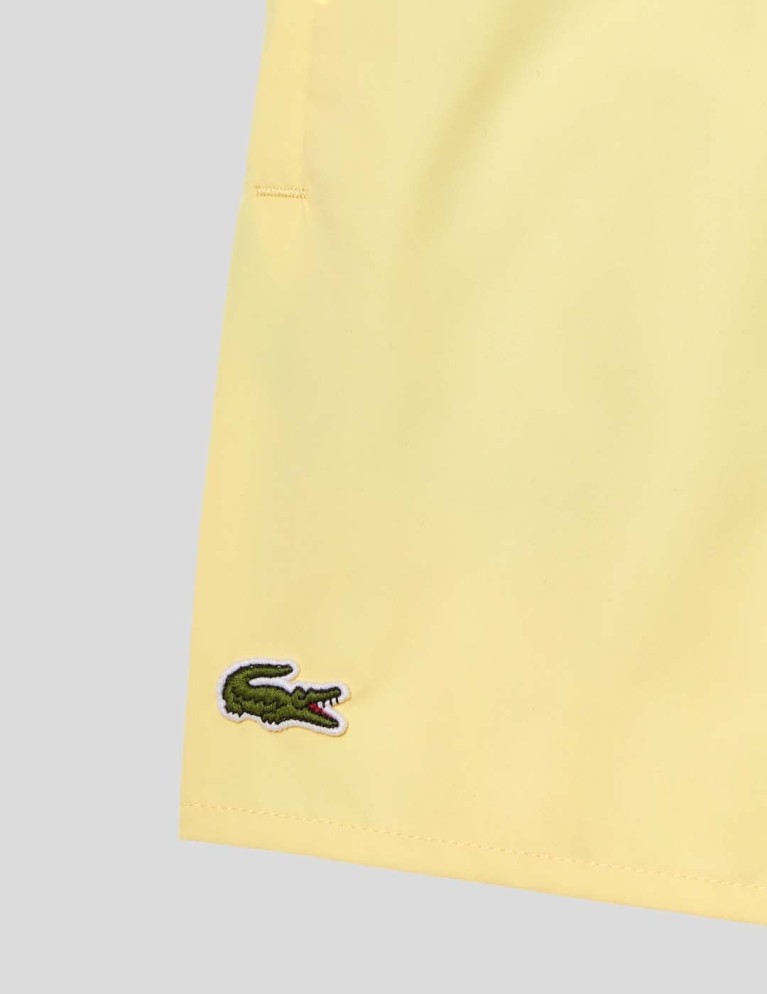 Bañador LACOSTE bañador corto secado rápido jaune/vert
