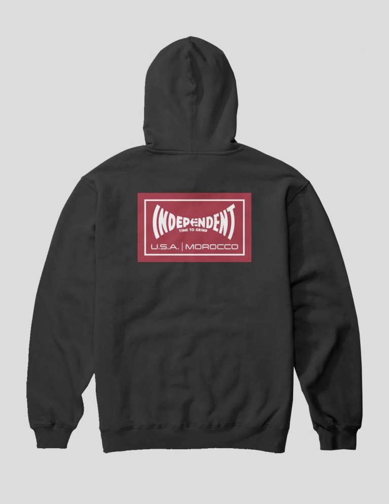 Colaboraciones ETNIES x independent label hoodie black