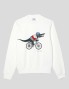 LACOSTE x netflix felpa collo rotondo sconosciuto cose faringe