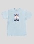 T-shirt DAMAGE divine tee icey blue