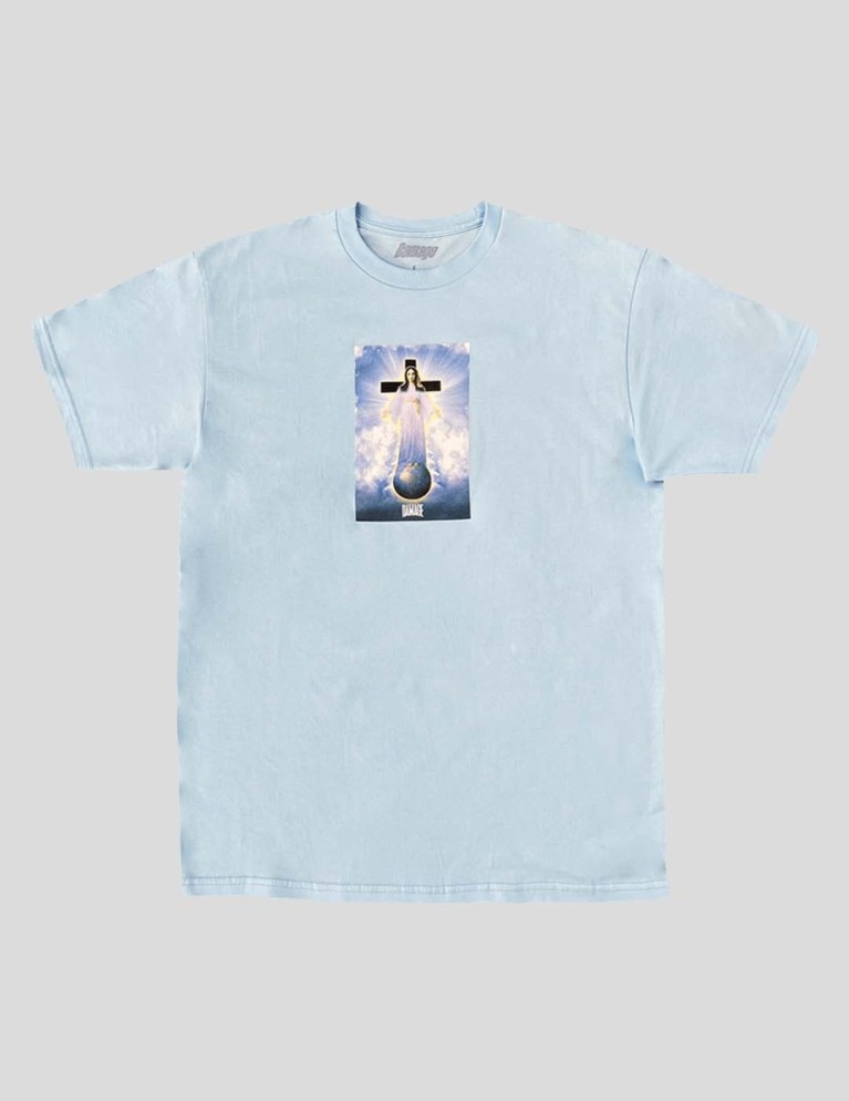 Camiseta DAMAGE divine tee icey blue