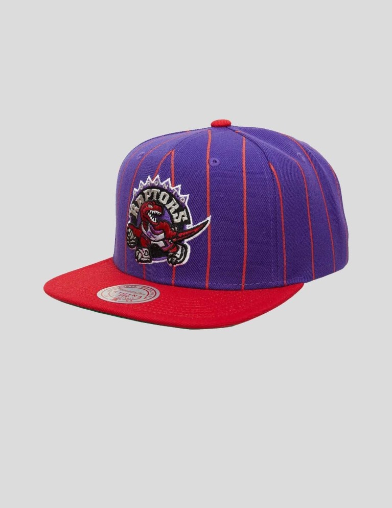 Gorra MITCHELL & NESS toronto raptors team pin hwc snapback purple